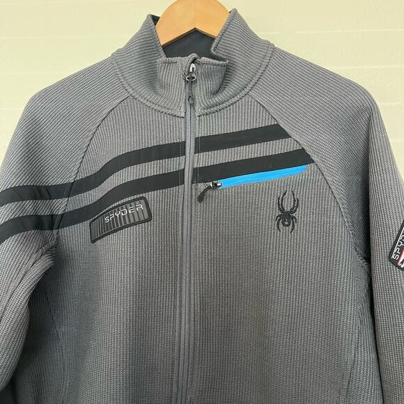 Spyder Men's Wengen Full Zip Weight Stryke Jacket Sz M - Picture 9 of 15